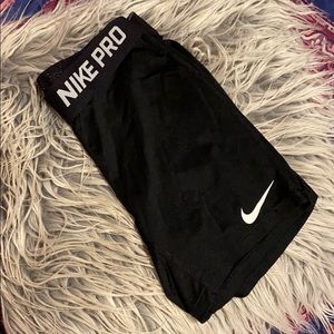 GIRLS black nike pro spandex